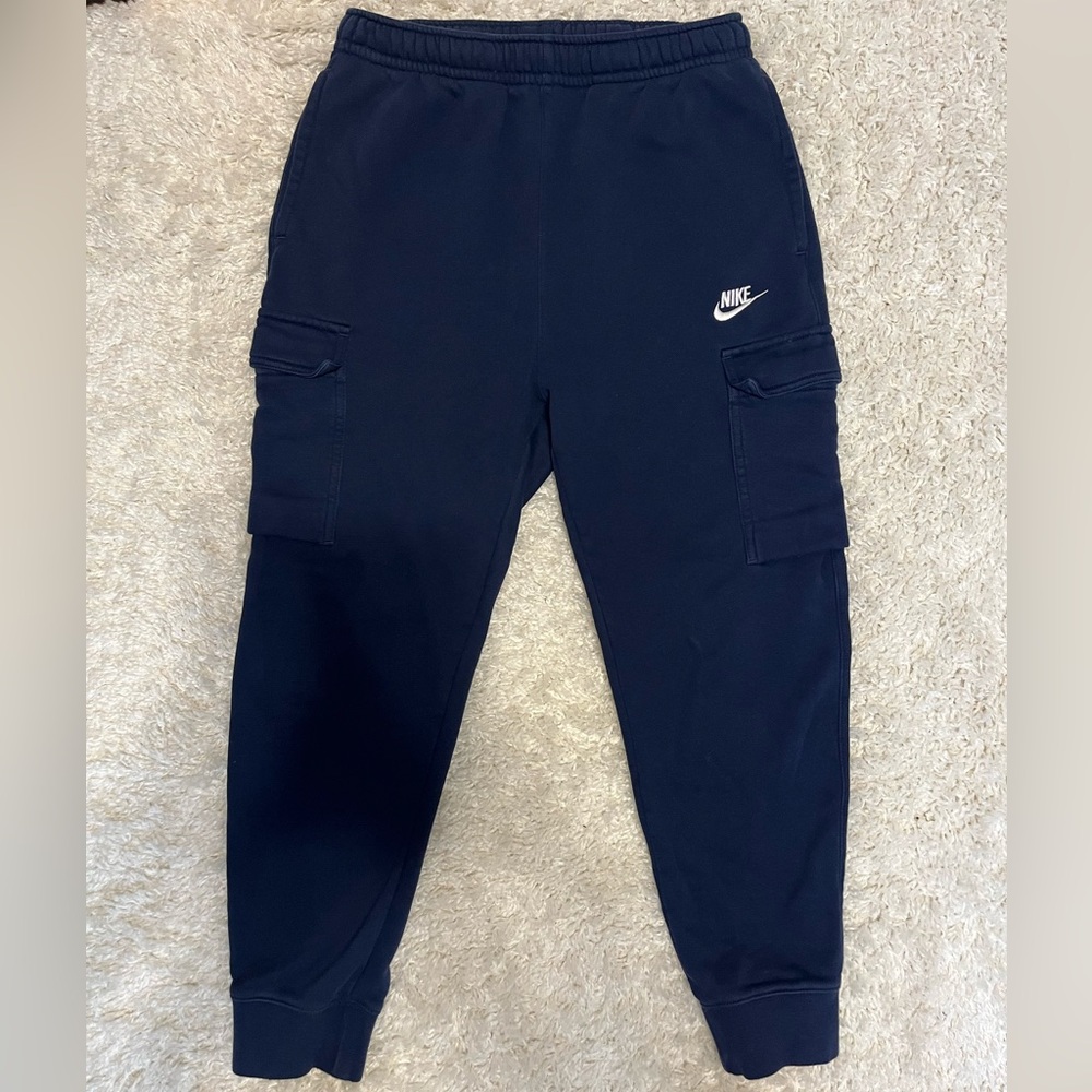Navy Blue Nike Standard Cargo Joggers